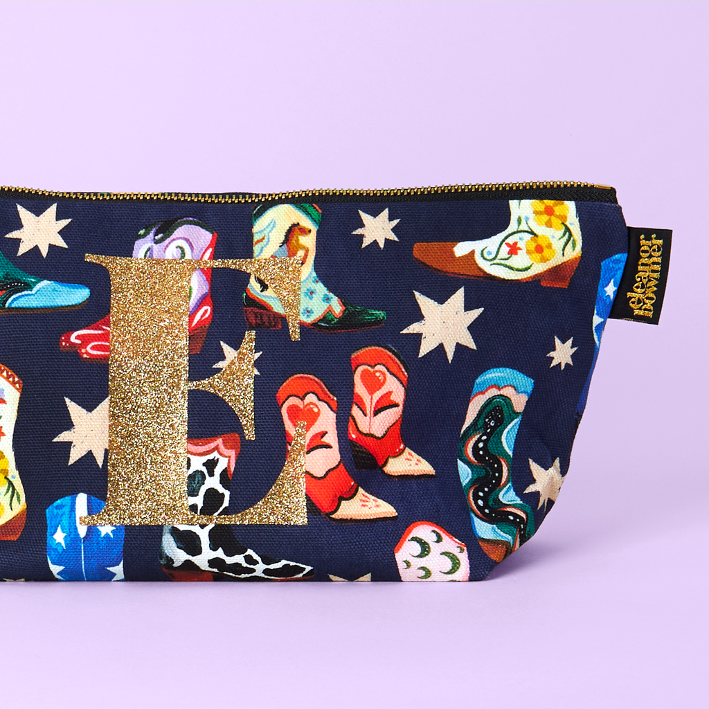 Eleanor Bowmer - Cowboy Boots etui met rits toilettas