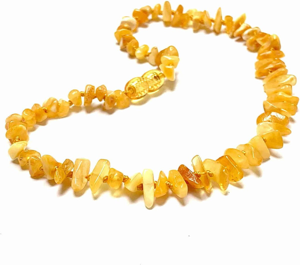 Barnsteen ketting – butter – chips 33 cm