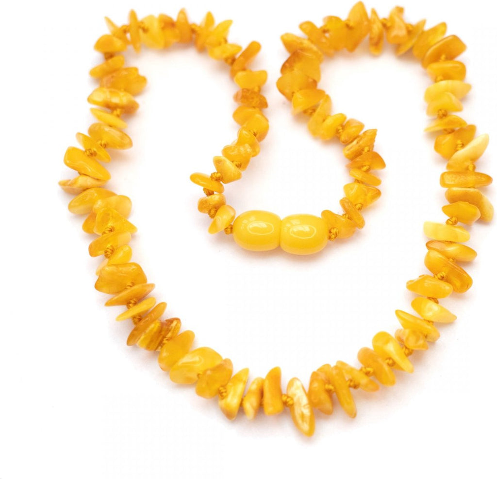 Barnsteen ketting – butter – chips 33 cm