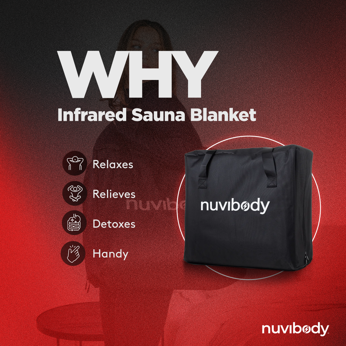 Infrarood Saunadeken Nuvibody – Wellness Thuis