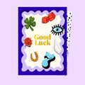 Eleanor Bowmer - Good Luck geluk wenskaart
