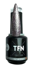 TFN Gellak D351 Zilver Champagne met Lila Glitter