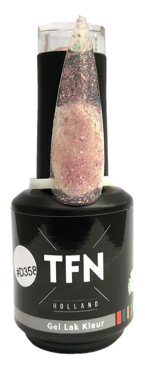 TFN Gellak D358 Roze Glitter
