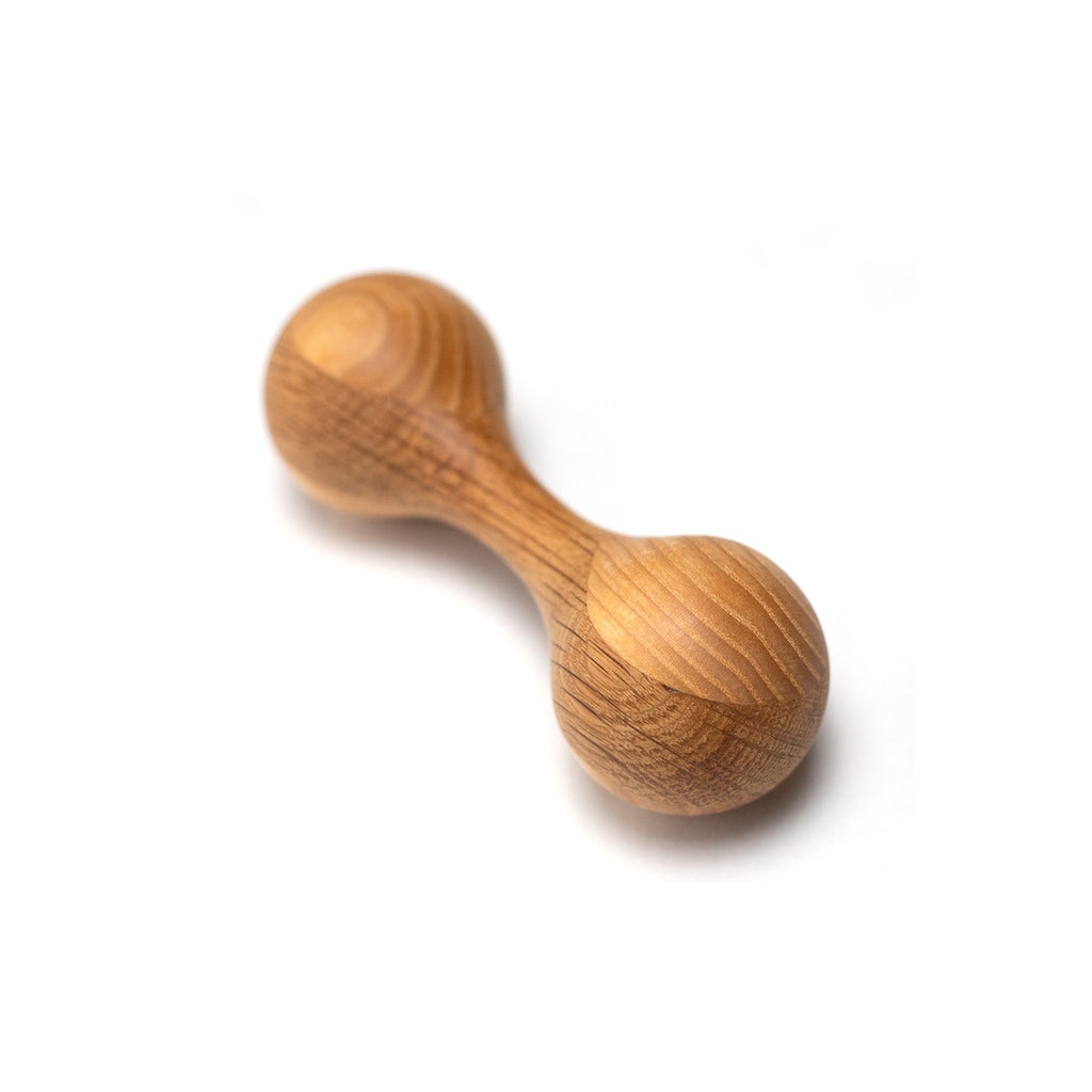 Houten rammelaar – Esdoorn & Eikenhout