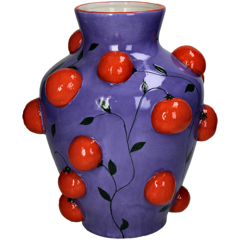 Orange Dolomite Multi Vase