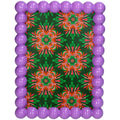 Beaded Photo Frame Polyresin – Purple