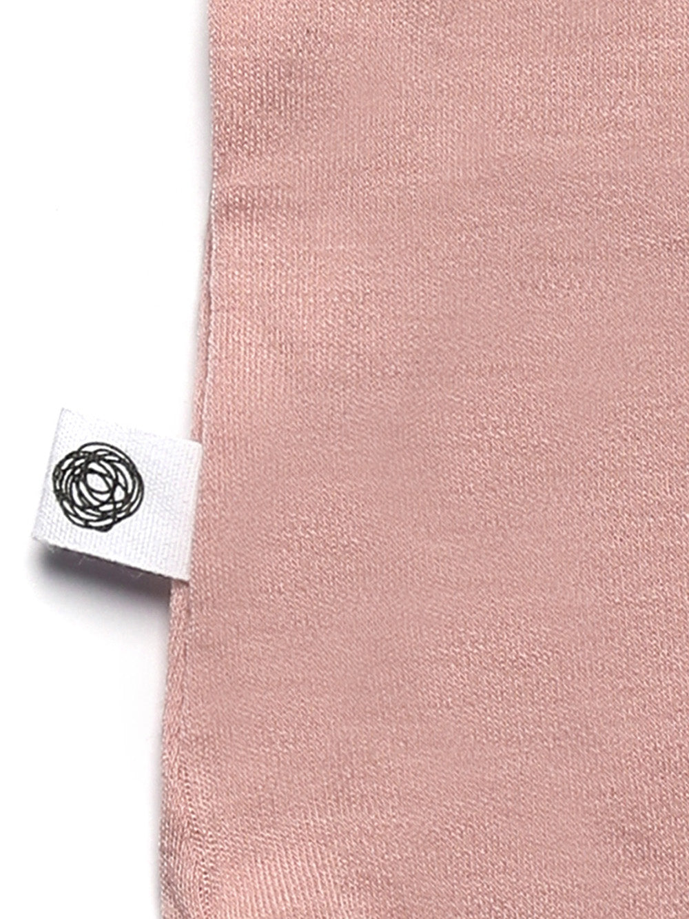 Wollen overslagromper korte mouw – merinowol – Misty Rose