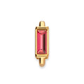 Mesh charm ruby gold