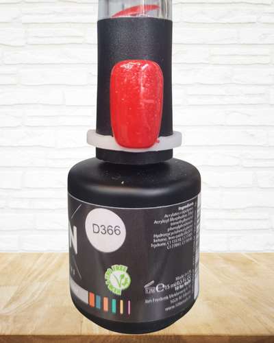 TFN Gellak D366 Rood Glitter