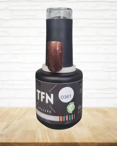TFN Gellak D361 Donkerbruin Glitter