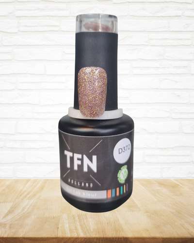 TFN Gellak D372 Bruin met Goud en Lila Glitter Noorderlicht Collectie