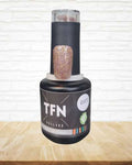 TFN Gellak D372 Bruin met Goud en Lila Glitter Noorderlicht Collectie