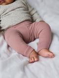 Wollen baby- en kinderbroek – merinowol – Misty Rose