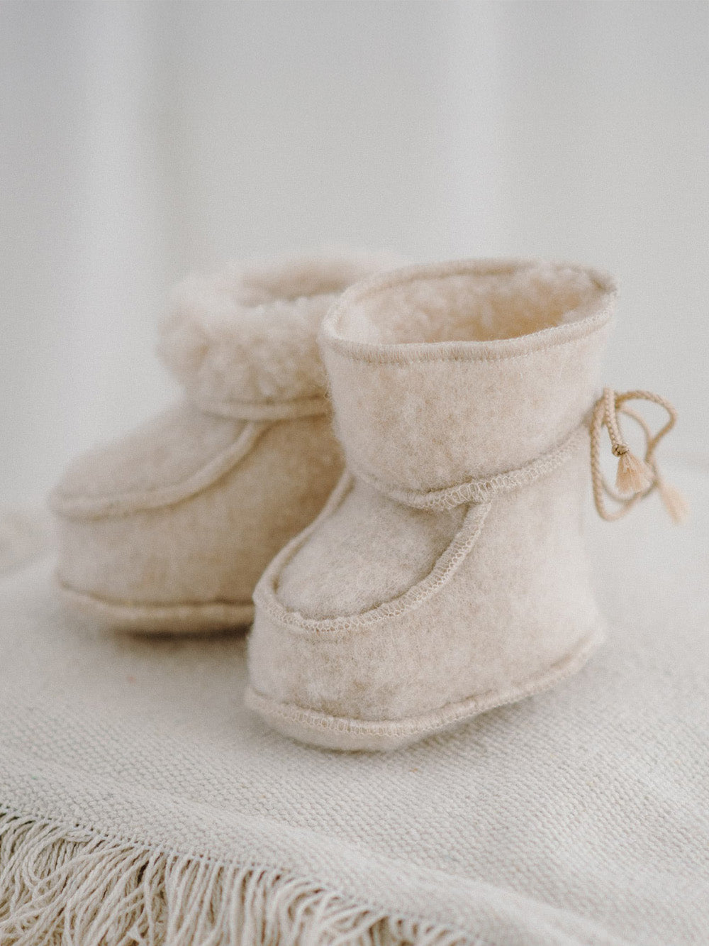 Merinowol slofjes – 13 cm /maat 20