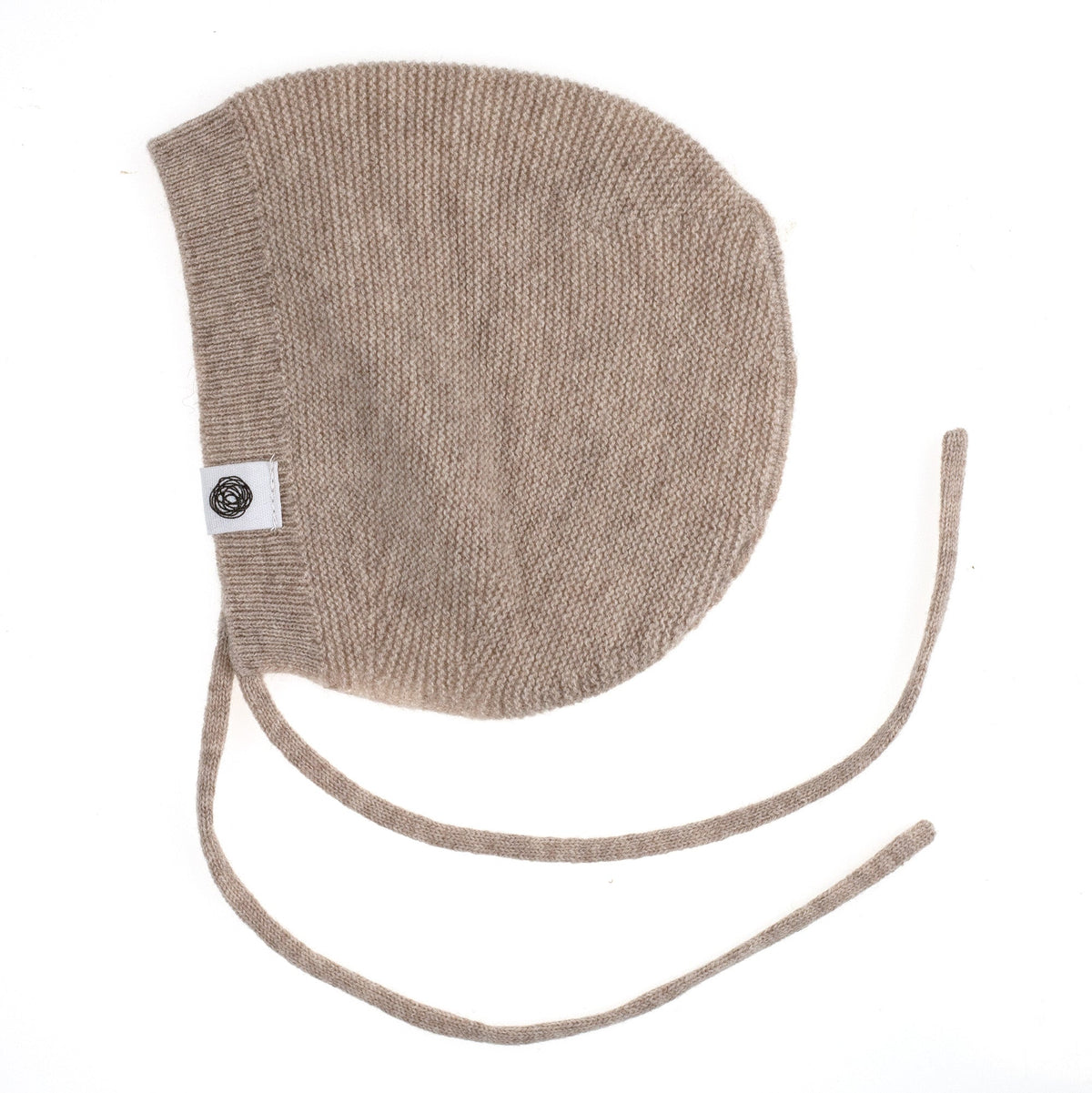 Wollen strikmuts baby gebreid – merinowol – Cobble