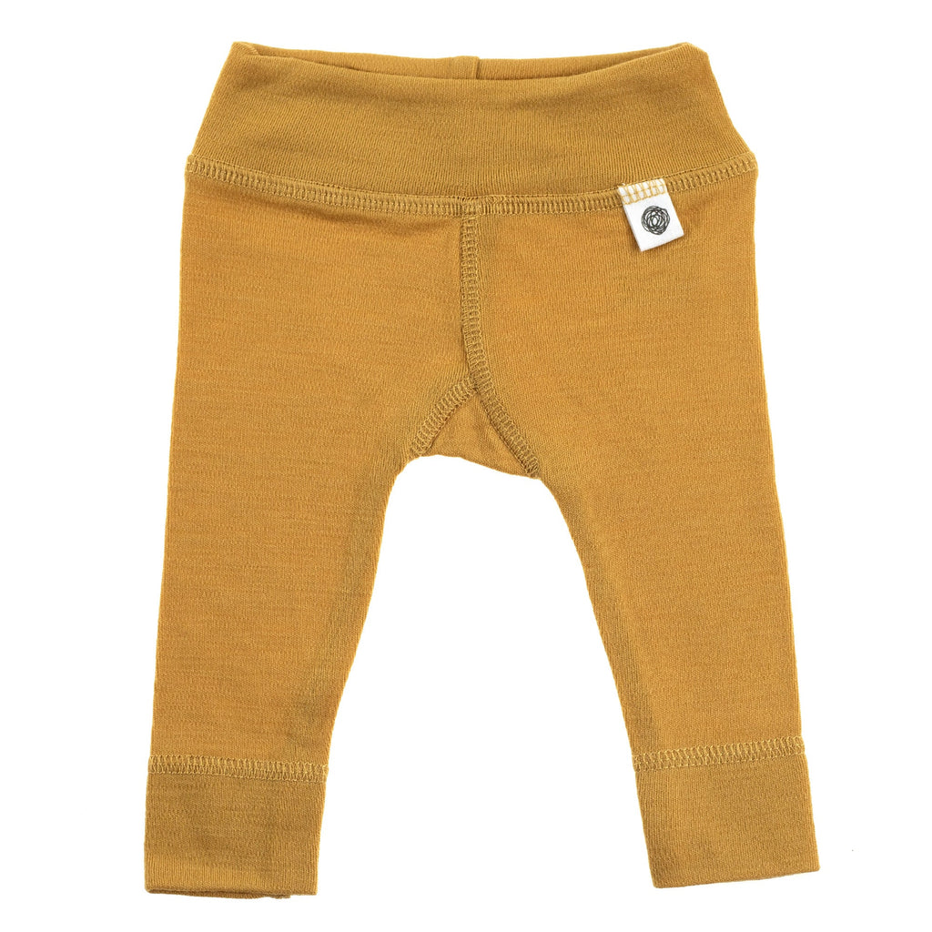 Wollen baby- en kinderbroek – merinowol – Harvest Gold