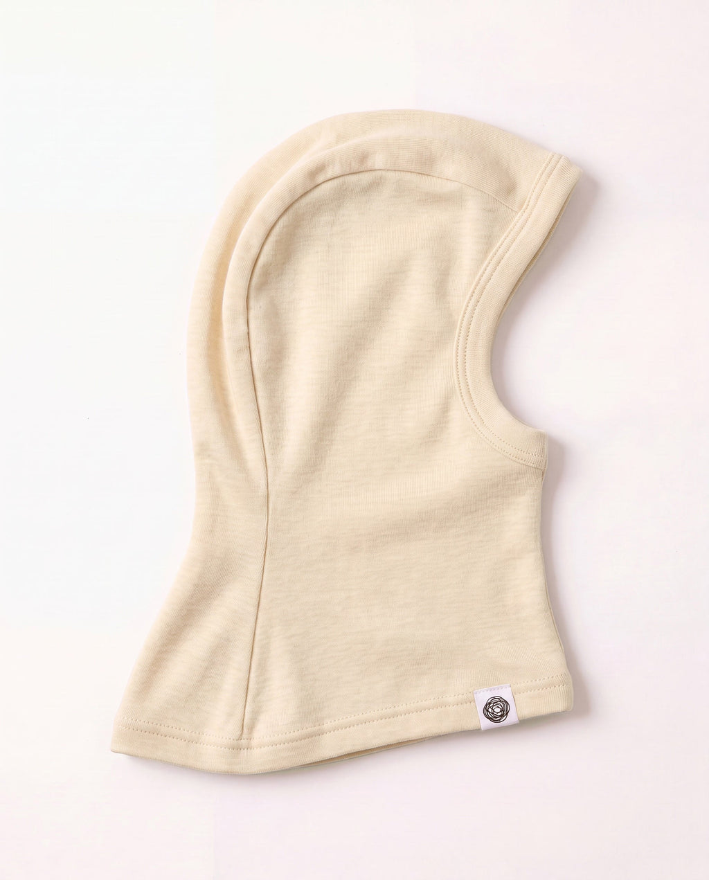 Wollen kinder balaclava / bivakmuts – Naturel