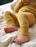 Wollen baby- en kinderbroek – merinowol – Harvest Gold