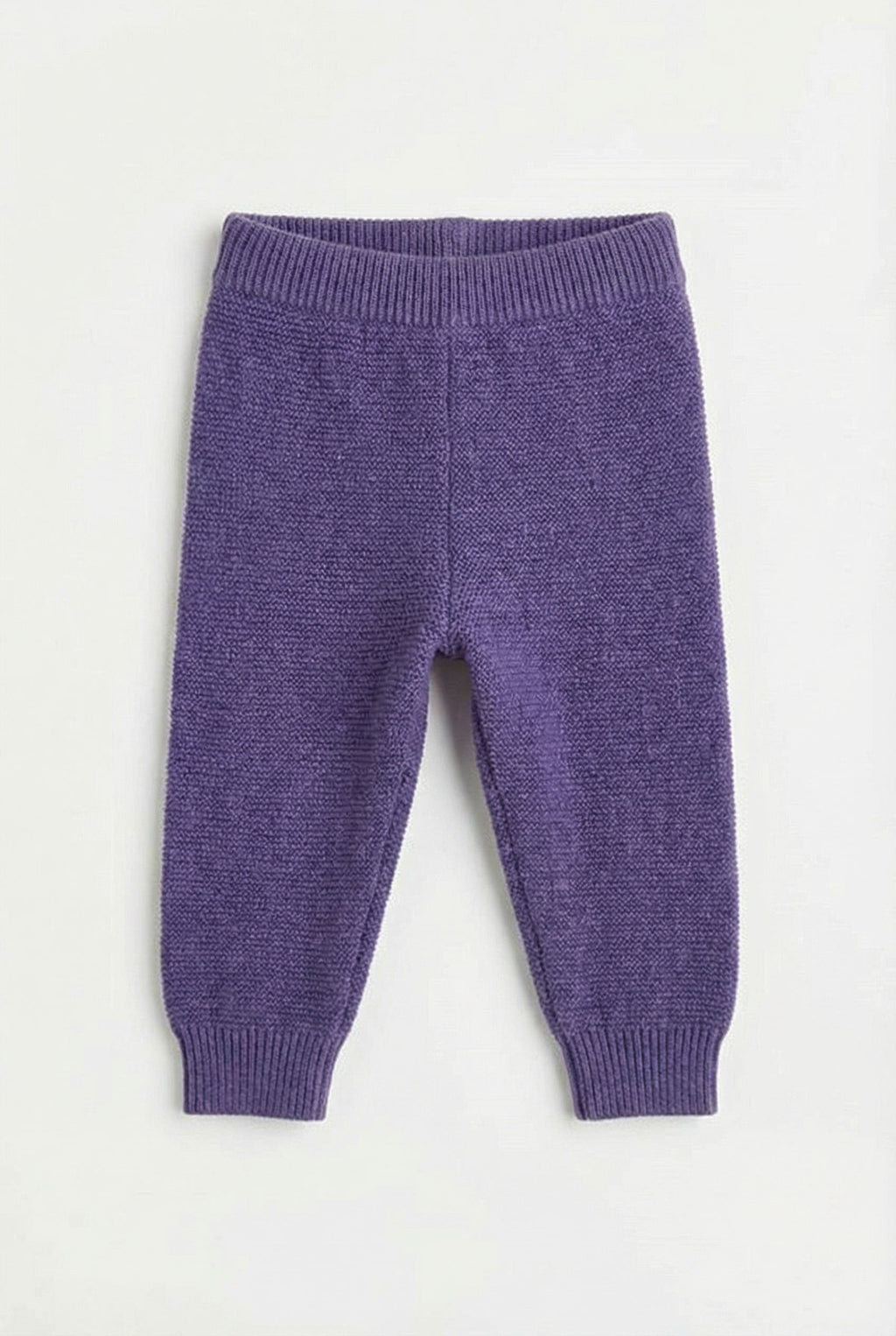 Merinowol gebreid babybroekje – Violet