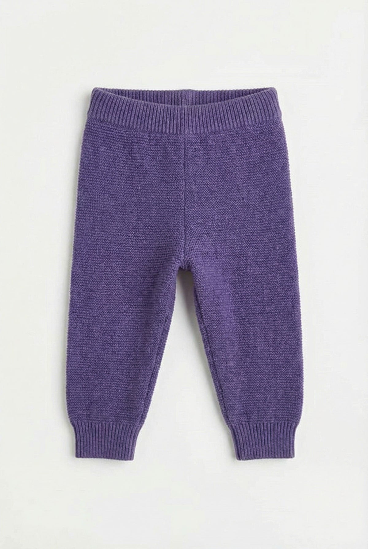 Merinowol gebreid babybroekje – Violet