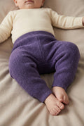 Merinowol gebreid babybroekje – Violet