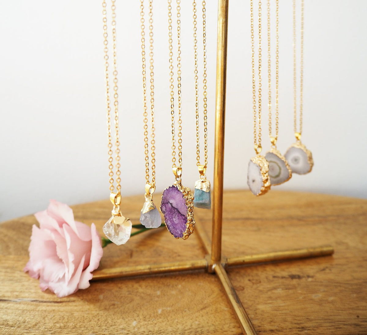 Citrine Necklace for Joy & Money