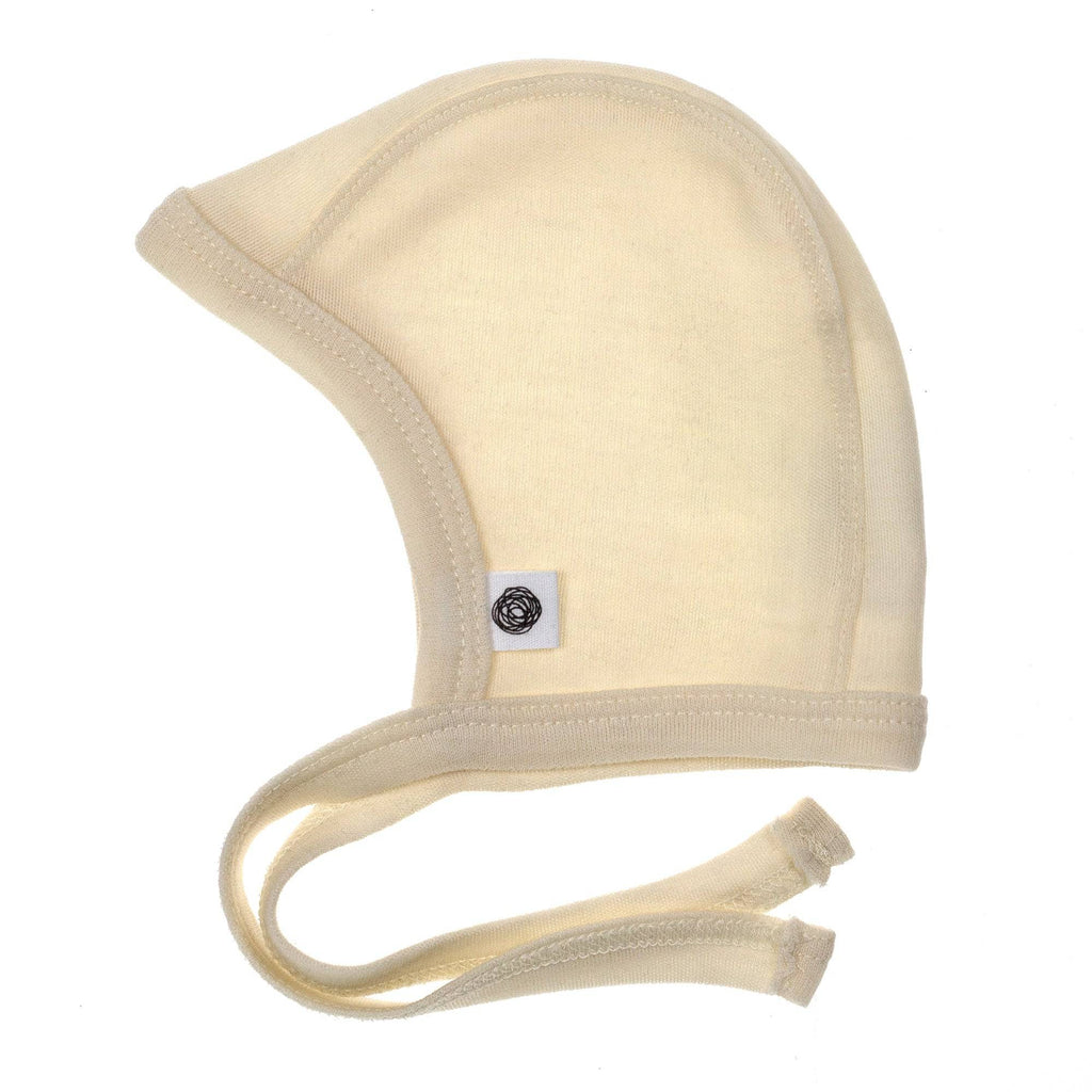 Baby wollen strikmuts – merinowol – naturel