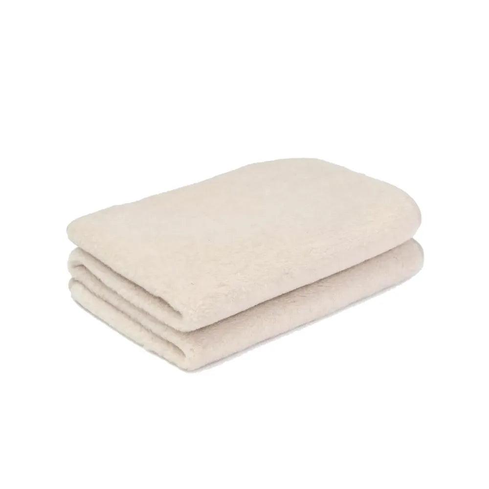 Wollen ledikantdeken wol 93 × 135 cm – Kameel / merinowol