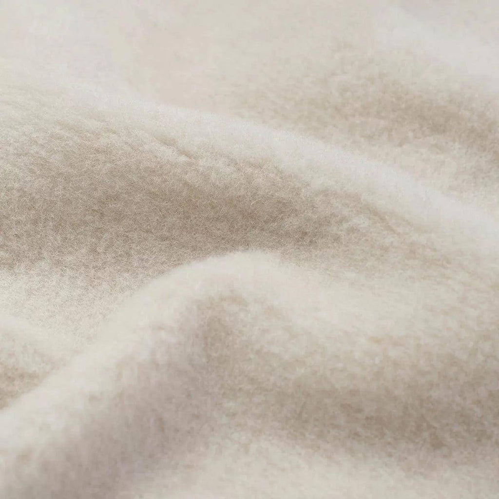 Wollen onderlegger wieg beige – kamelenwol / merinowol – 40 × 80 cm – Beige