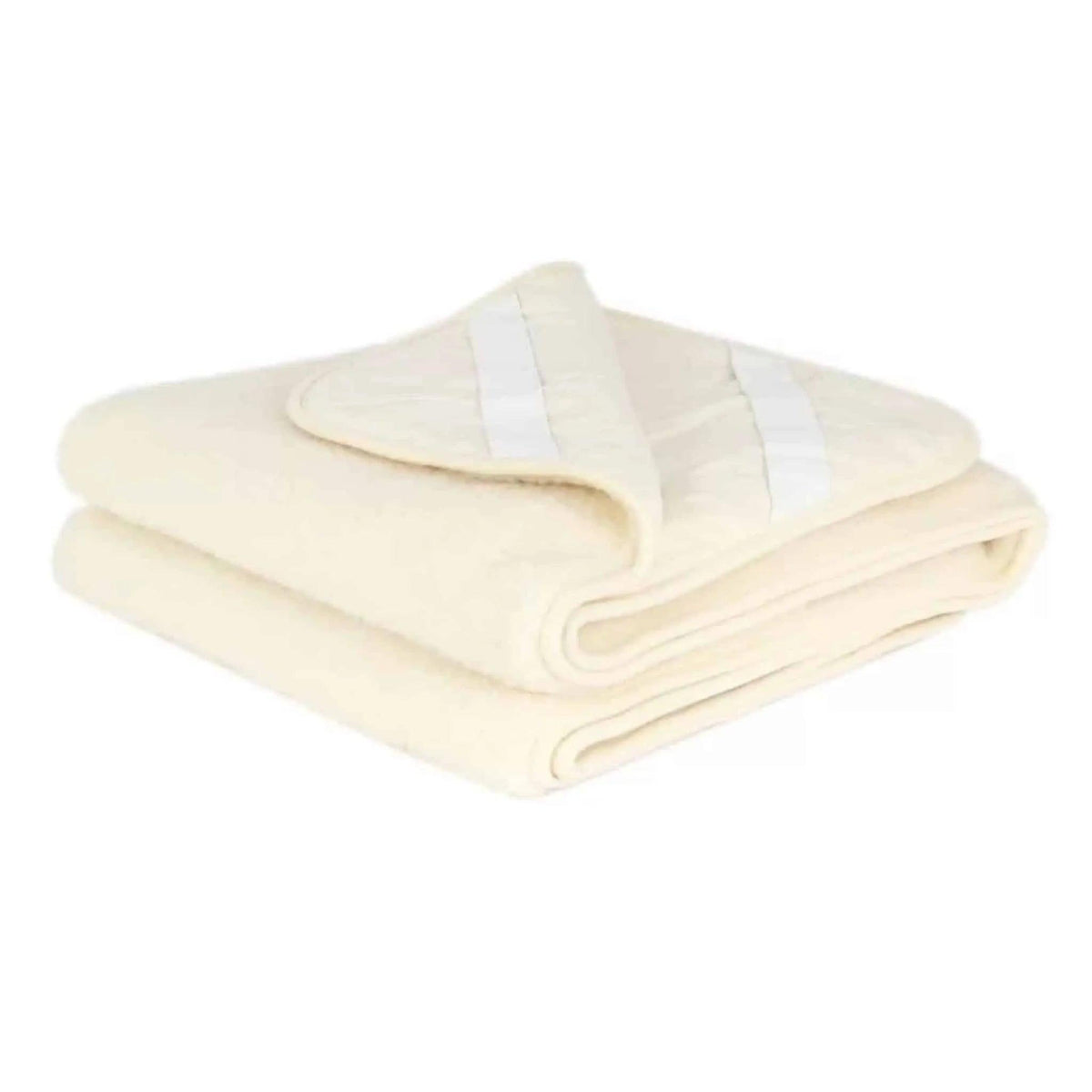 Wollen onderlegger wieg Naturel – merinowol – 40 × 80 cm