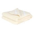 Wollen onderlegger co-sleeper Naturel – merinowol – 50 × 90 cm