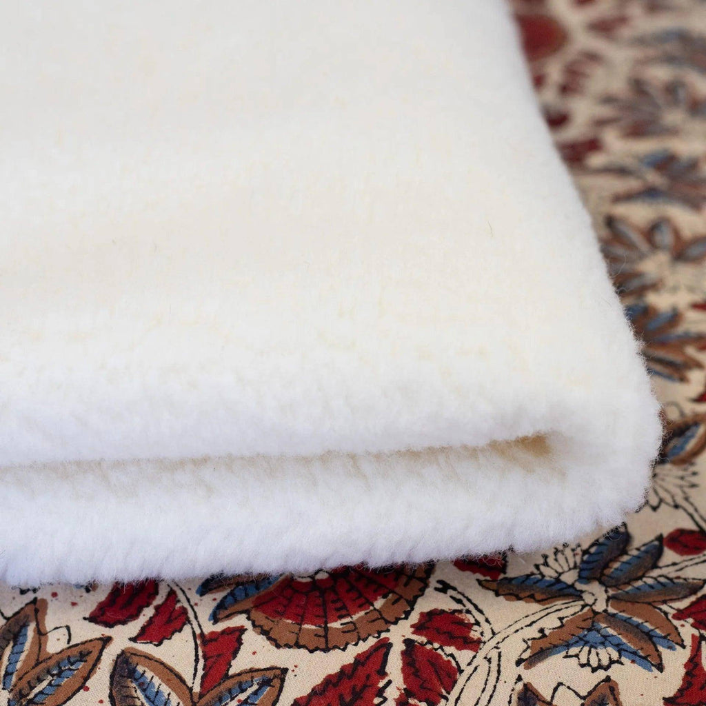 Wollen wiegdeken – 75 × 100 cm – enkellaags – merinowol – Naturel