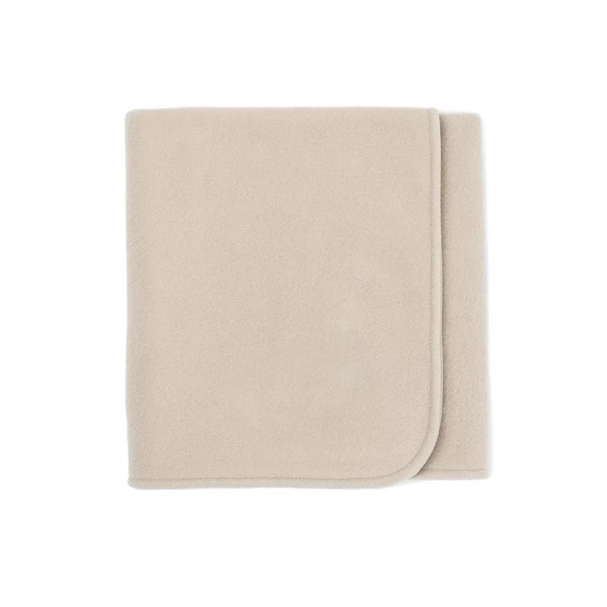 Wollen wiegdeken fleece – 75cmx100 cm – merinowol – Beige