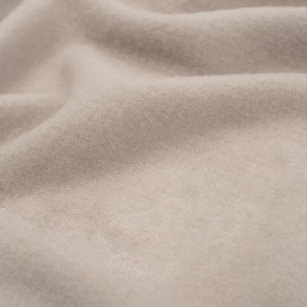 Wollen wiegdeken fleece – 75cmx100 cm – merinowol – Beige