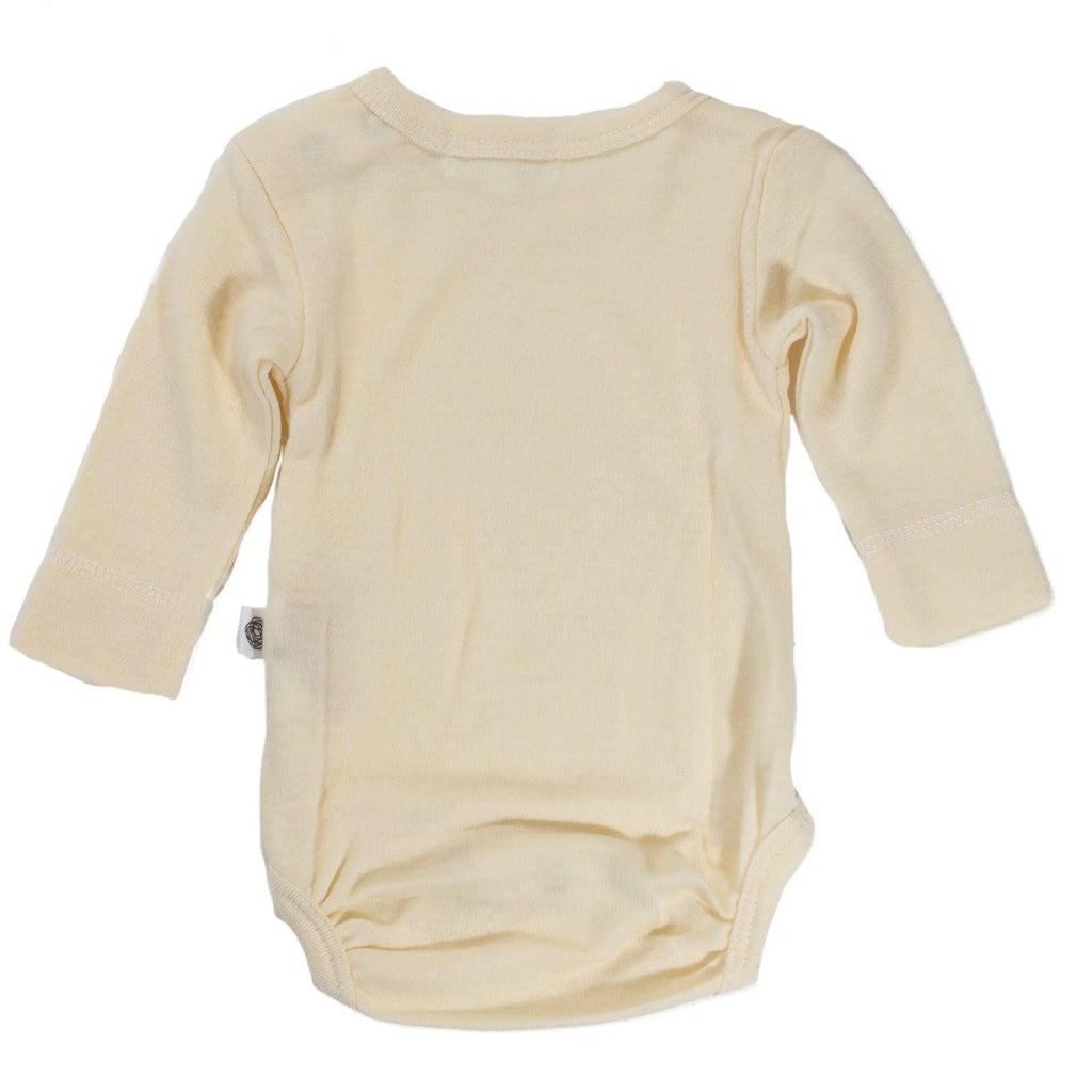 Wollen romper lange mouw – merinowol – Naturel
