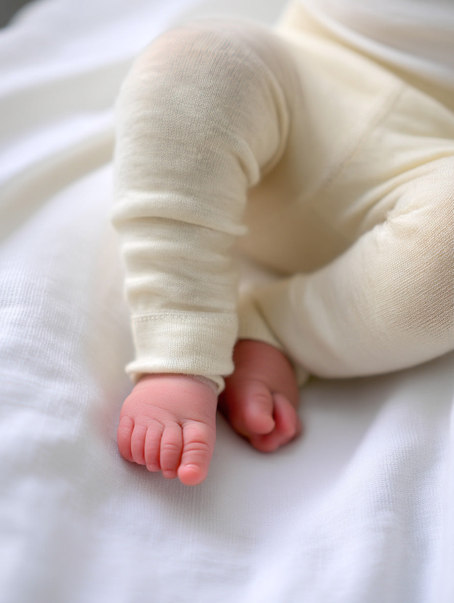 Wollen babybroekje – merinowol – Naturel