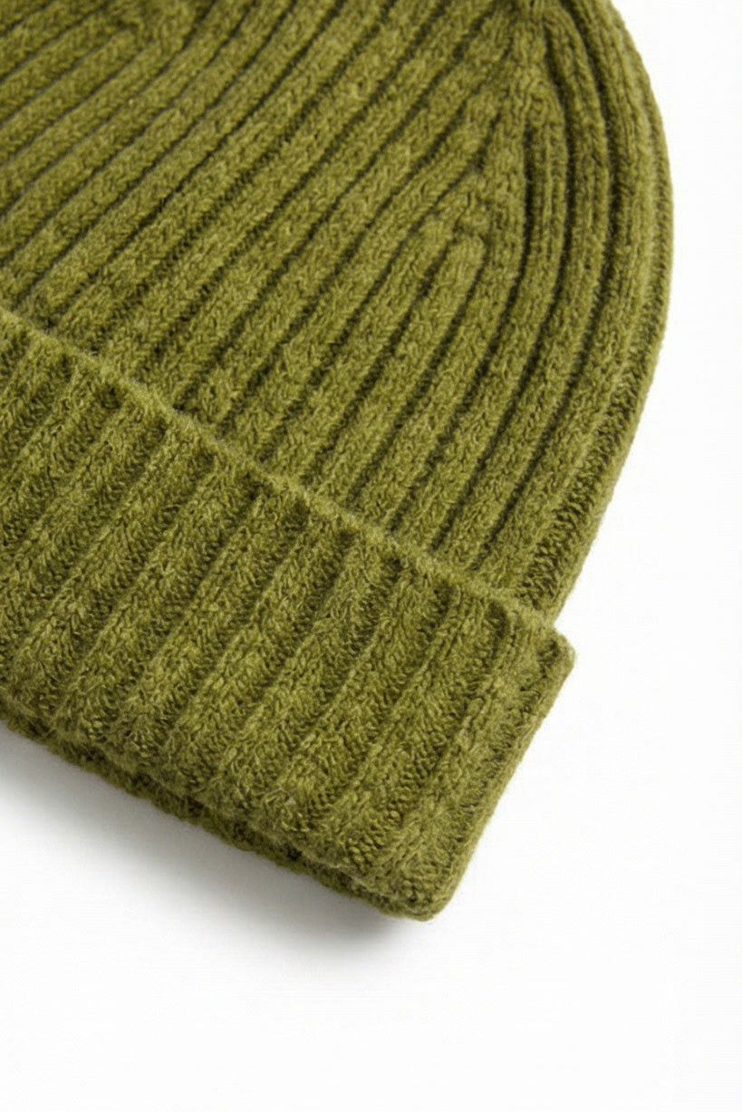 Merinowol gebreide babymuts – Pickle