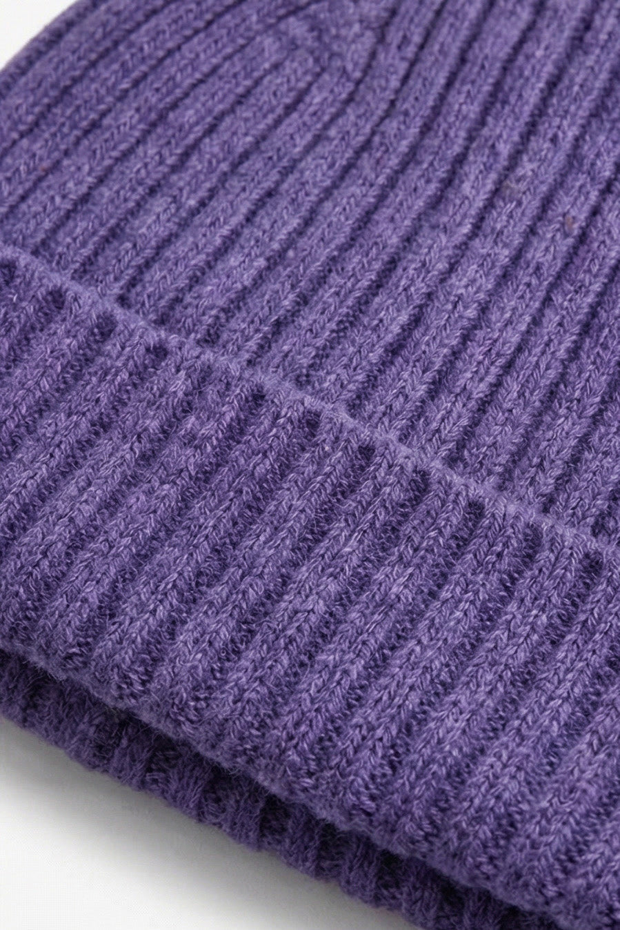 Merinowol gebreide babymuts – Violet