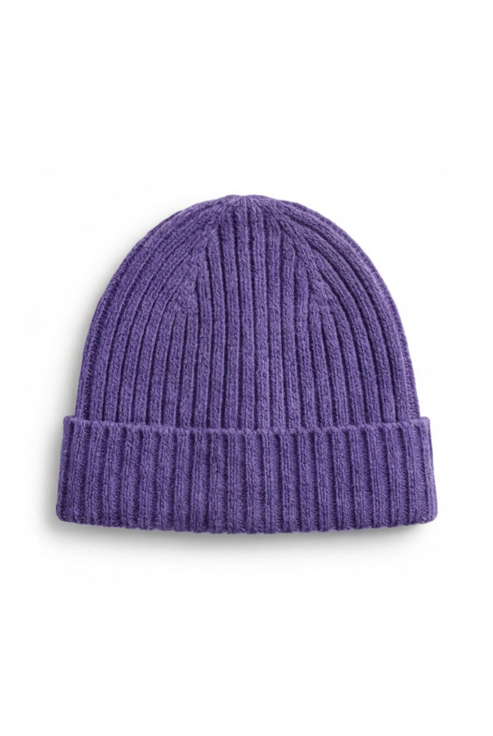 Merinowol gebreide babymuts – Violet