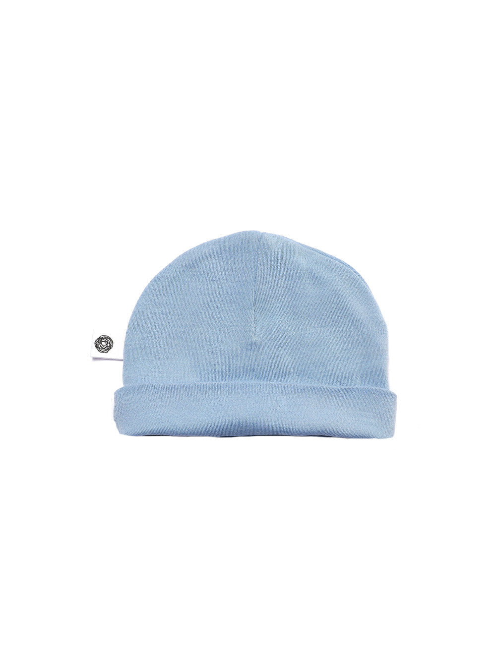 Wollen babymuts – merinowol – Blue Fog