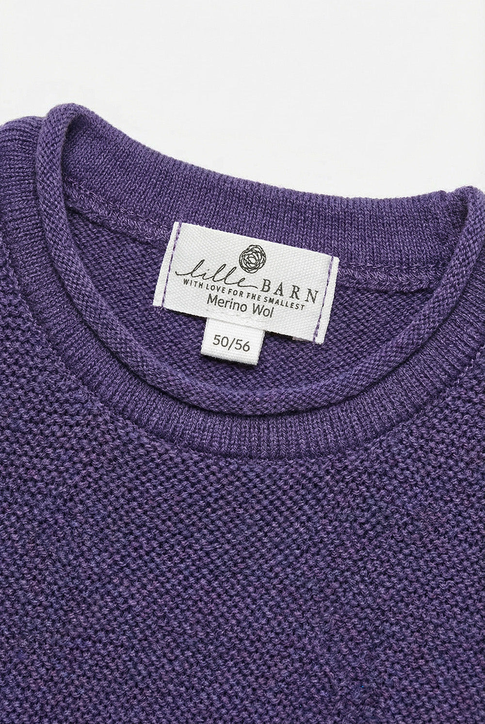 Merinowol gebreide babyspencer – Violet