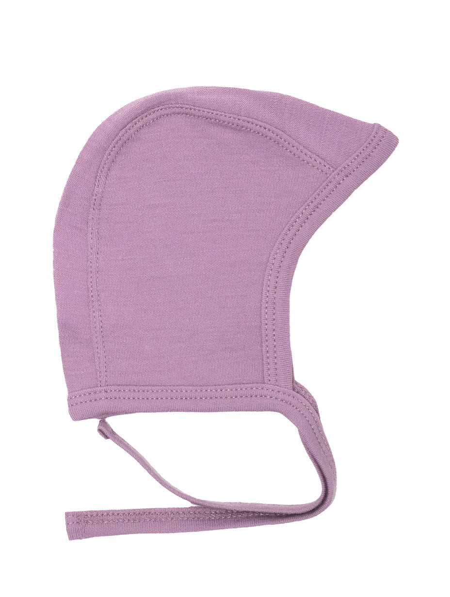 Baby wollen strikmuts – merinowol – Lavender Mist