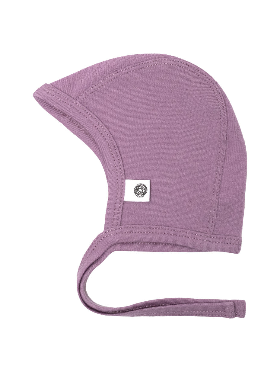 Baby wollen strikmuts – merinowol – Lavender Mist