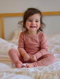 Wollen baby- en kindertrui – merinowol – Misty Rose