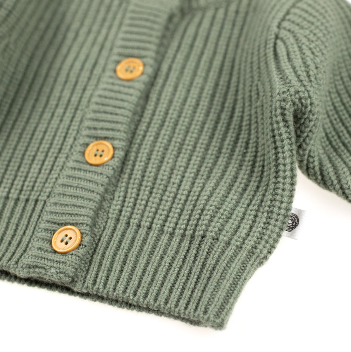 Gebreid wollen babyvestje – merinowol – Harper