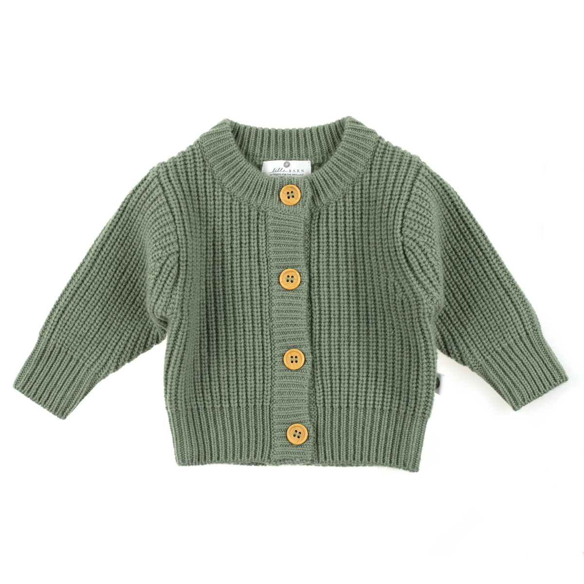 Gebreid wollen babyvestje – merinowol – Harper