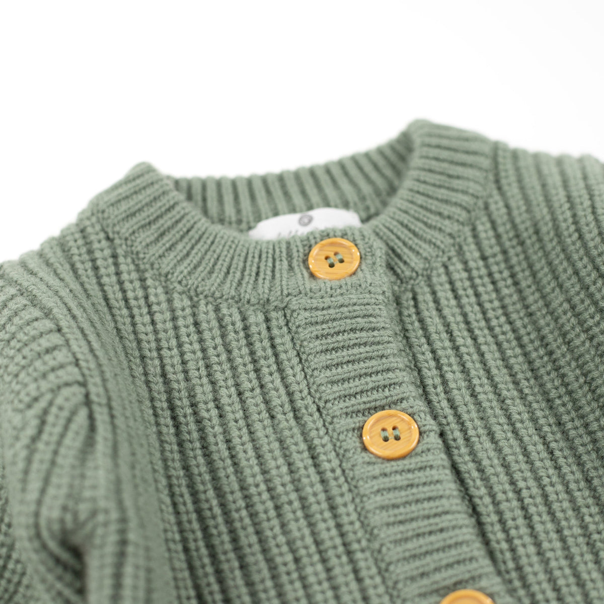 Gebreid wollen babyvestje – merinowol – Harper