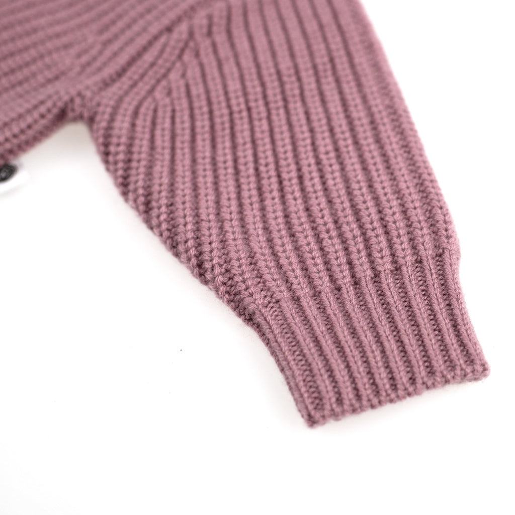 Gebreid wollen babyvestje – merinowol – Haze