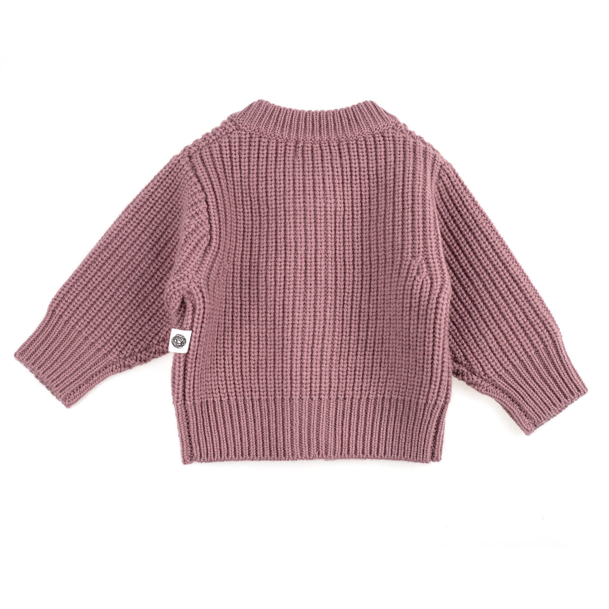 Gebreid wollen babyvestje – merinowol – Haze