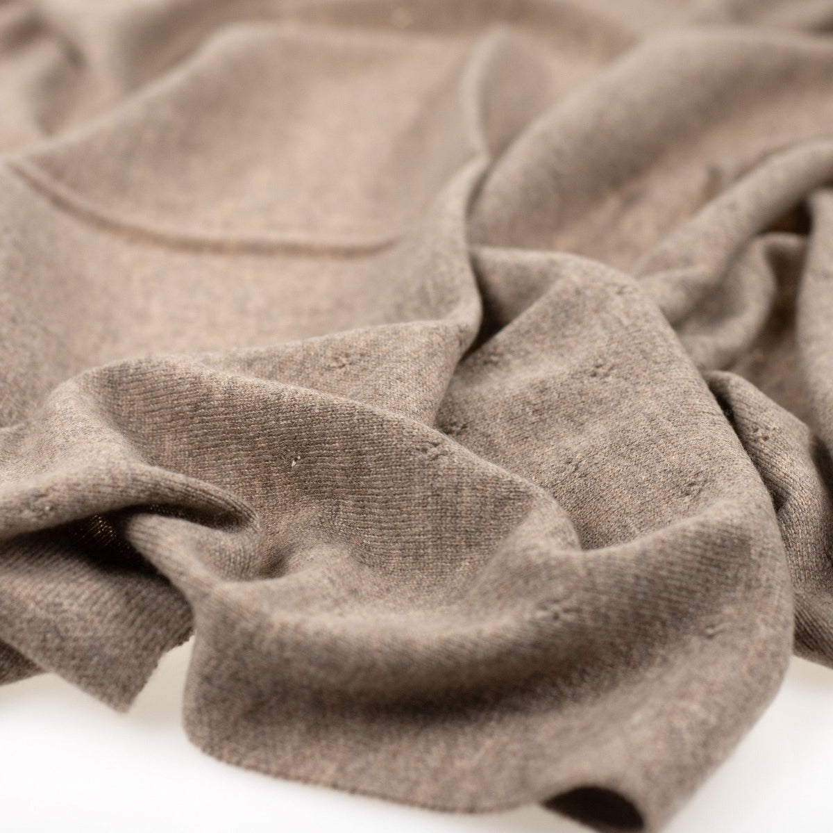 Wollen baby- en wikkeldeken – pointelle gebreid – merinowol – Cobble